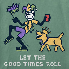 Men's Let the Good Times Roll Jake Rocket Short Sleeve Crusher Tee