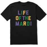 Men's Life of the Mardi Short Sleeve Crusher Tee