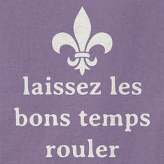 Women's Laissez Les Bons Temps Rouler Mardi Gras Short Sleeve Crusher Tee