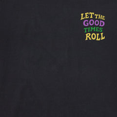 Women's Let the Good Times Roll Mardi Gras Gator Short Sleeve Crusher Tee
