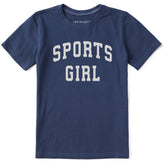 Kids Sports Girl Arch Short Sleeve Crusher Tee