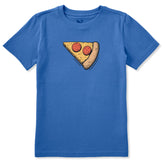 Kids Slice of Pizza Short Sleeve Crusher Tee