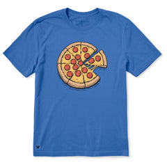 Men's Whole Pizza Short Sleeve Crusher Tee