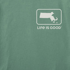 Men's Towns of Massachusetts Short Sleeve Crusher Tee