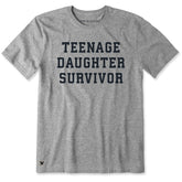 Men's Teenage Daughter Survivor Arch Short Sleeve Crusher Tee
