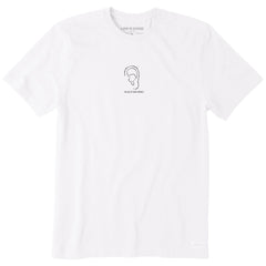 Men's Place Ear Here Short Sleeve Crusher Tee