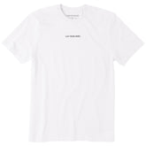 Men's Lay Head Here Text Short Sleeve Crusher Tee