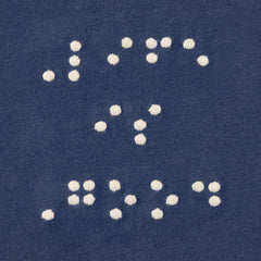 Kids Embroidered Braille LIG Short Sleeve Crusher Tee