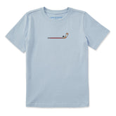 Kids Hockey Stick Short Sleeve Crusher Tee