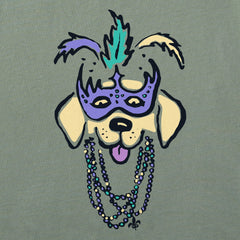 Men's Mardi Paws Short Sleeve Crusher Tee