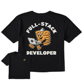 Women's Full-Stack Developer Short Sleeve Crusher Boxy Tee