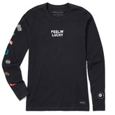 Women's Feelin' Lucky Long Sleeve Crusher Tee