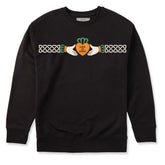 Adult Unisex Life is Good Claddagh Every Wear Crew Sweatshirt