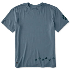 Men's Walking Paws Short Sleeve Crusher Tee