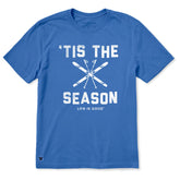 Men's Tis the Ski Season Short Sleeve Crusher Tee