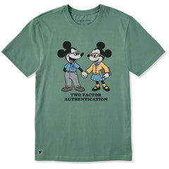 Men's Two Factor Authentication Short Sleeve Crusher Tee