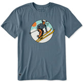 Men's Giddy Up Cowboy Ski Short Sleeve Crusher Tee
