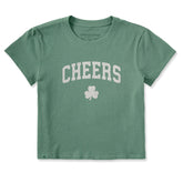 Women's Cheers Shamrock Arch Crusher-LITE Shrunken Tee