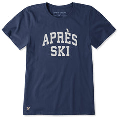 Women's An Apres Ski Arch Short Sleeve Crusher Tee