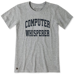 Women's Computer Whisperer Arch Short Sleeve Crusher Tee