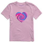 Kids Tie Dye Love Short Sleeve Crusher Tee