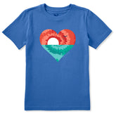 Kids Love the Water Tie Dye Short Sleeve Crusher Tee