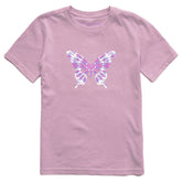 Kids Butterfly Tie Dye Short Sleeve Crusher Tee