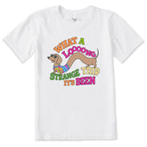 Kids What a Long Strange Trip Dachshund Short Sleeve Crusher Tee
