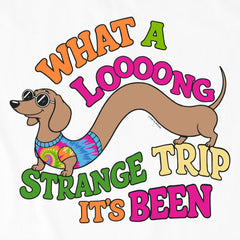 Kids What a Long Strange Trip Dachshund Short Sleeve Crusher Tee