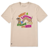 Men's What a Long Strange Trip Dachshund Short Sleeve Crusher Tee