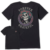 Women's Forever Grateful Roses Short Sleeve Crusher Tee