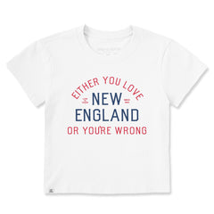 Women's Either You Love New England Crusher-LITE Shrunken Tee