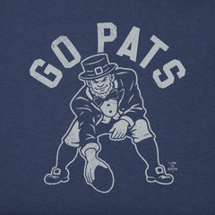 Kids Go Pats Leprechaun Short Sleeve Crusher Tee