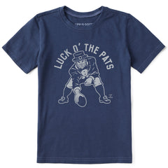 Kids Luck O' the Pats Short Sleeve Crusher Tee