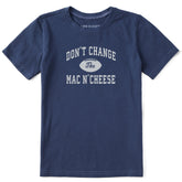 Kids Don't Change the Mac N' Cheese Short Sleeve Crusher Tee