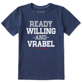 Kids Ready Willing and Vrabel Short Sleeve Crusher Tee