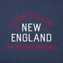 Women's Either You Love New England Short Sleeve Crusher Tee