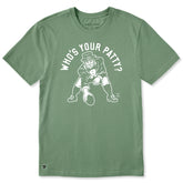 Men's Who's Your Patty? Short Sleeve Crusher Tee