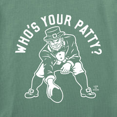 Men's Who's Your Patty? Short Sleeve Crusher Tee