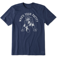Men's Who's Your Patty? Short Sleeve Crusher Tee
