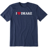 Men's I Love Drake Short Sleeve Crusher Tee