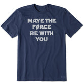 Men's Maye the Force Be With You Short Sleeve Crusher Tee