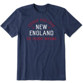 Men's Either You Love New England Short Sleeve Crusher Tee
