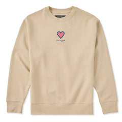 Adult Unisex Heart Every Wear Crew Sweatshirt