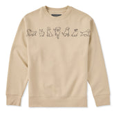 Adult Unisex Inkbrush Pups Every Wear Crew Sweatshirt