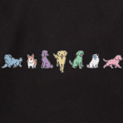 Adult Unisex Inkbrush Pups Every Wear Hoodie Sweatshirt