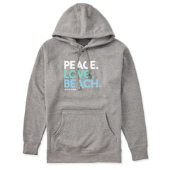 Adult Unisex Peace Love Beach Every Wear Hoodie Sweatshirt