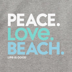 Adult Unisex Peace Love Beach Every Wear Hoodie Sweatshirt