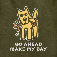 Adult Unisex Go Ahead Make My Day Every Wear Hoodie Sweatshirt