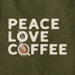 Adult Unisex Peace Love & Coffee Every Wear Hoodie Sweatshirt